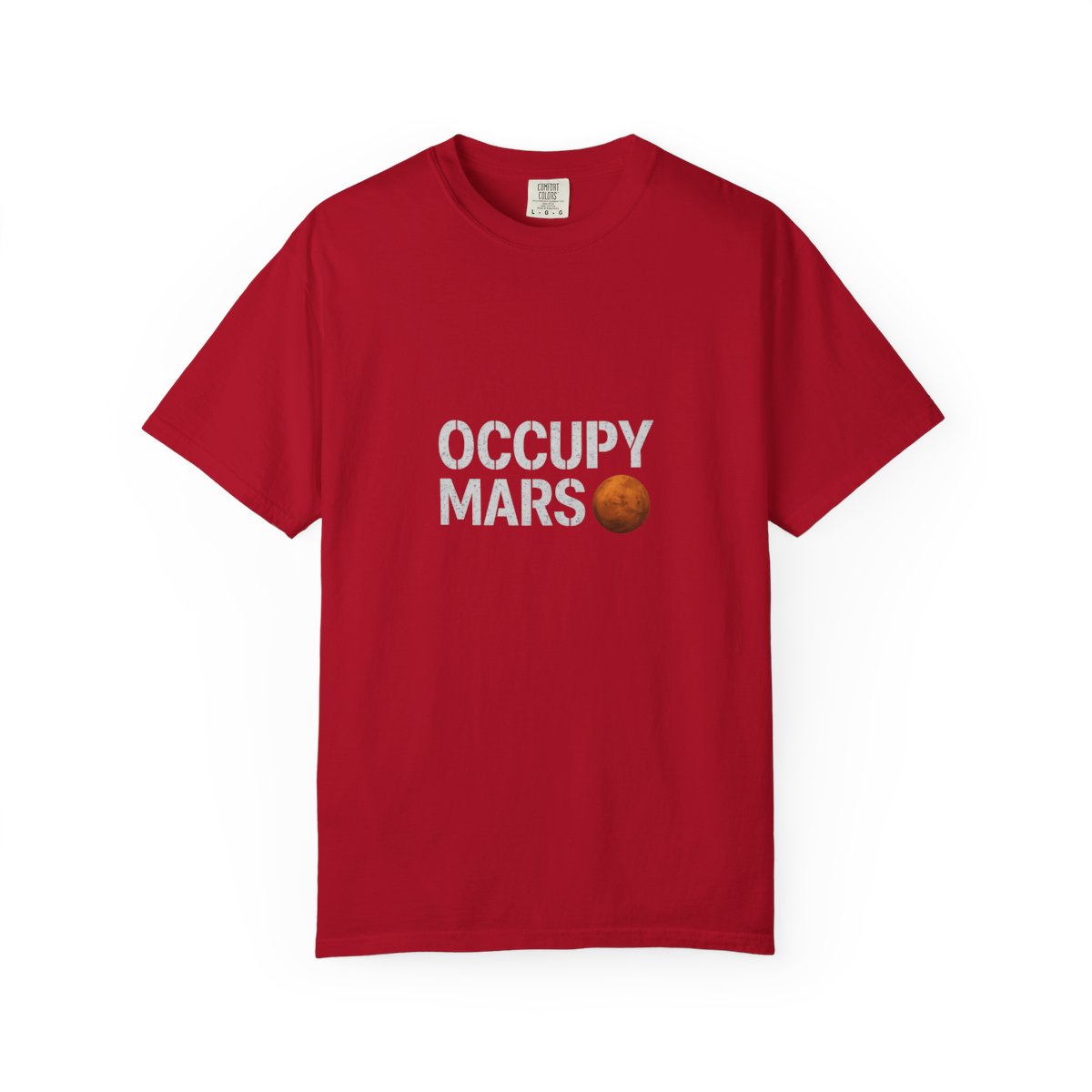 Occupy Mars Funny T-Shirt Elon Musk Inspired