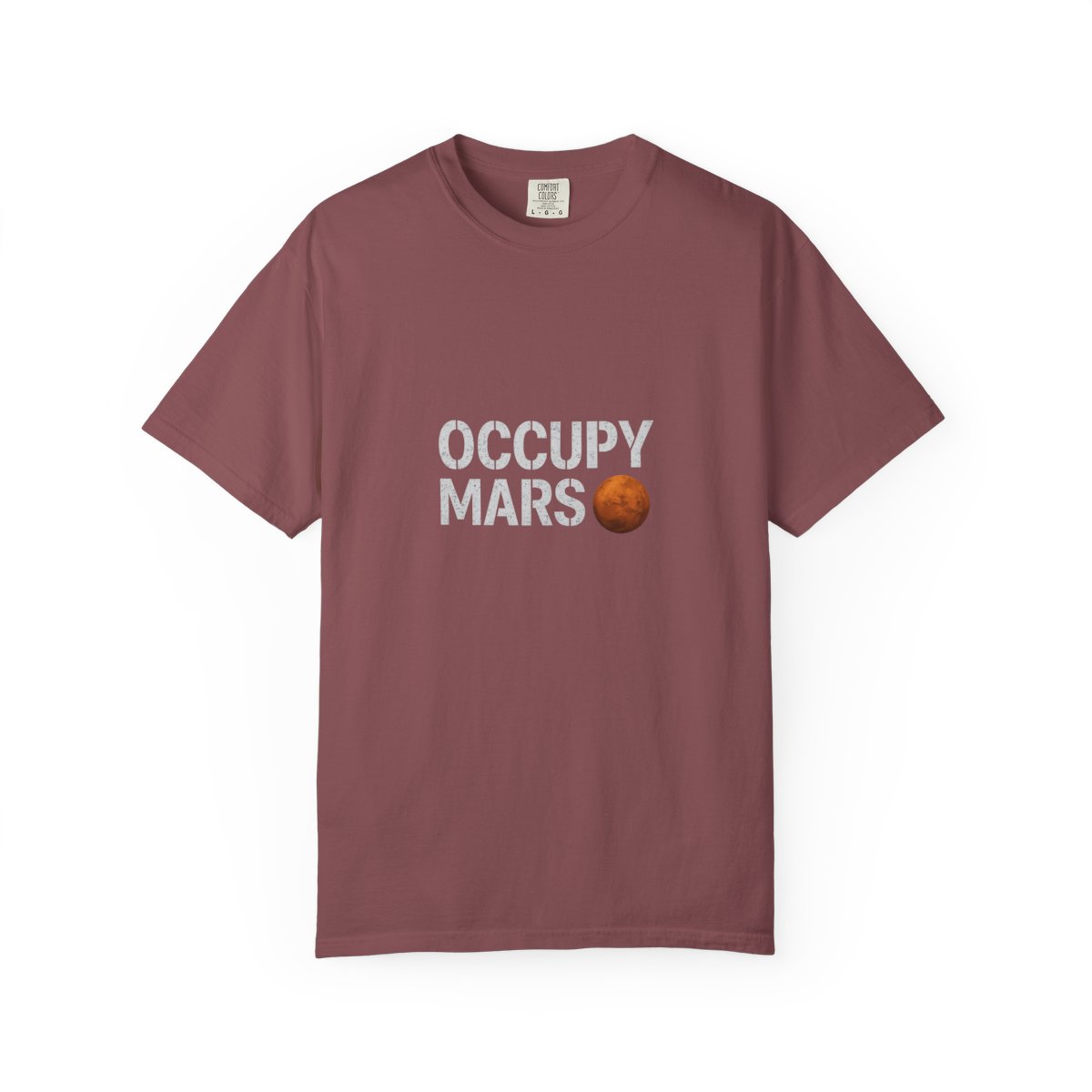 Occupy Mars Funny T-Shirt Elon Musk Inspired - alternate angle 4, merchandise