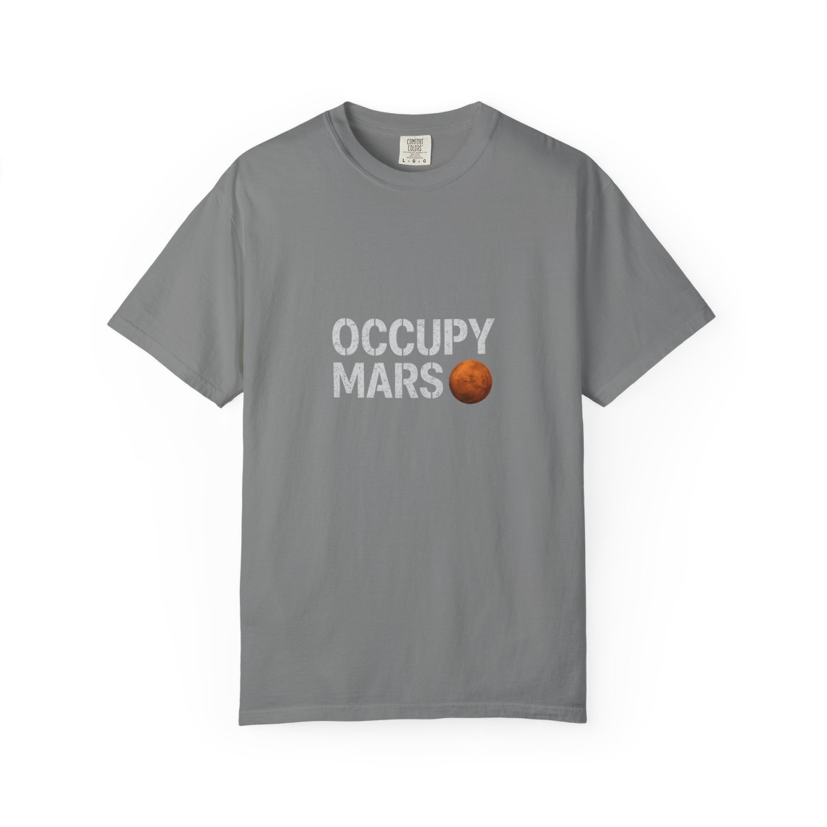 Occupy Mars Funny T-Shirt Elon Musk Inspired - alternate angle 5, merchandise