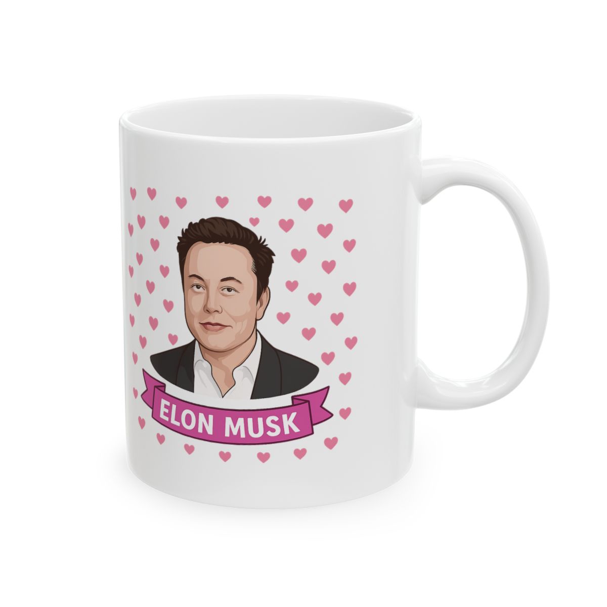 Cute Elon Musk Mug | Funny Tech Visionary Coffee Cup