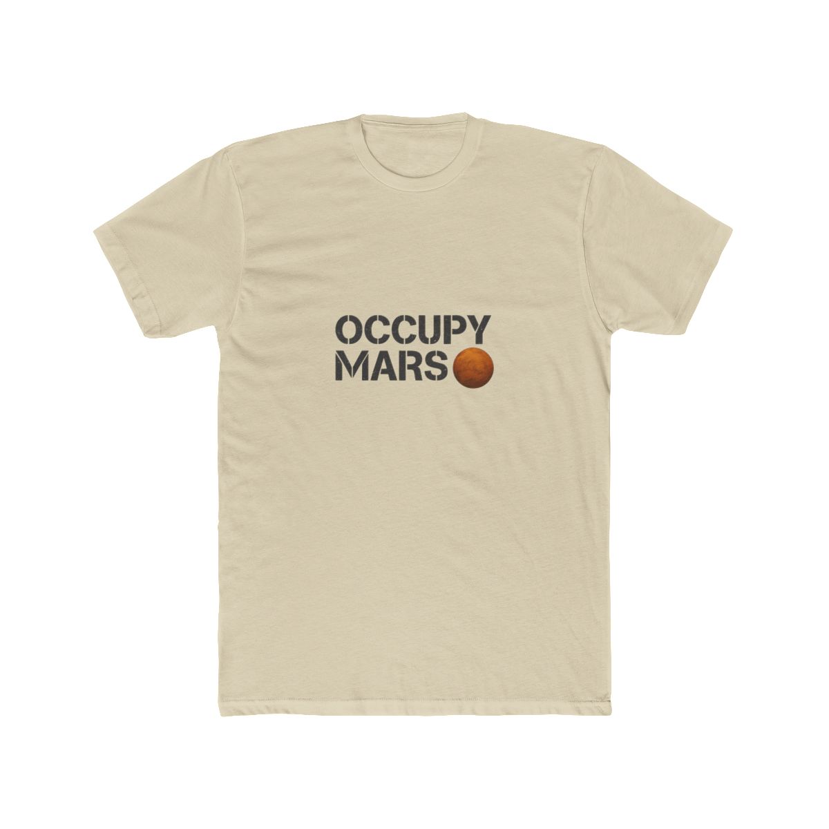 Occupy Mars Elon Musk Funny T-Shirt - alternate angle 5, merchandise