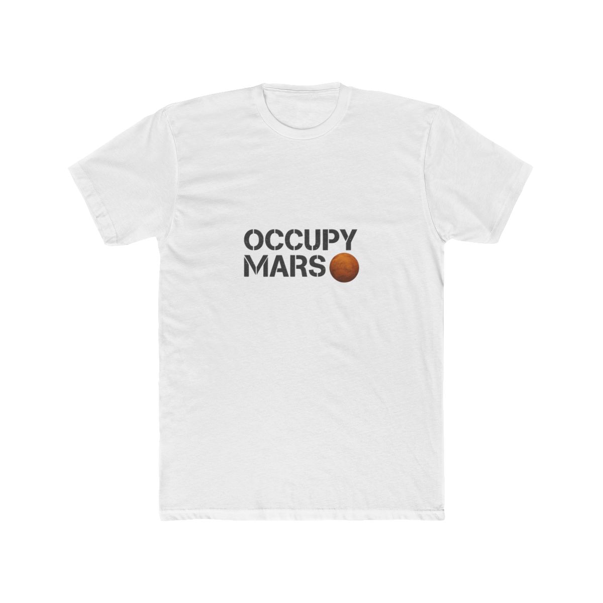 Occupy Mars Elon Musk Funny T-Shirt - alternate angle 2, merchandise