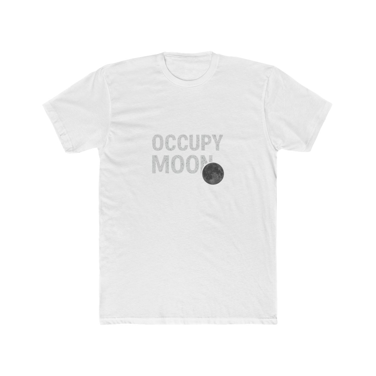 Occupy Moon Elon Musk SpaceX Nerd T-Shirt - alternate angle 2, merchandise
