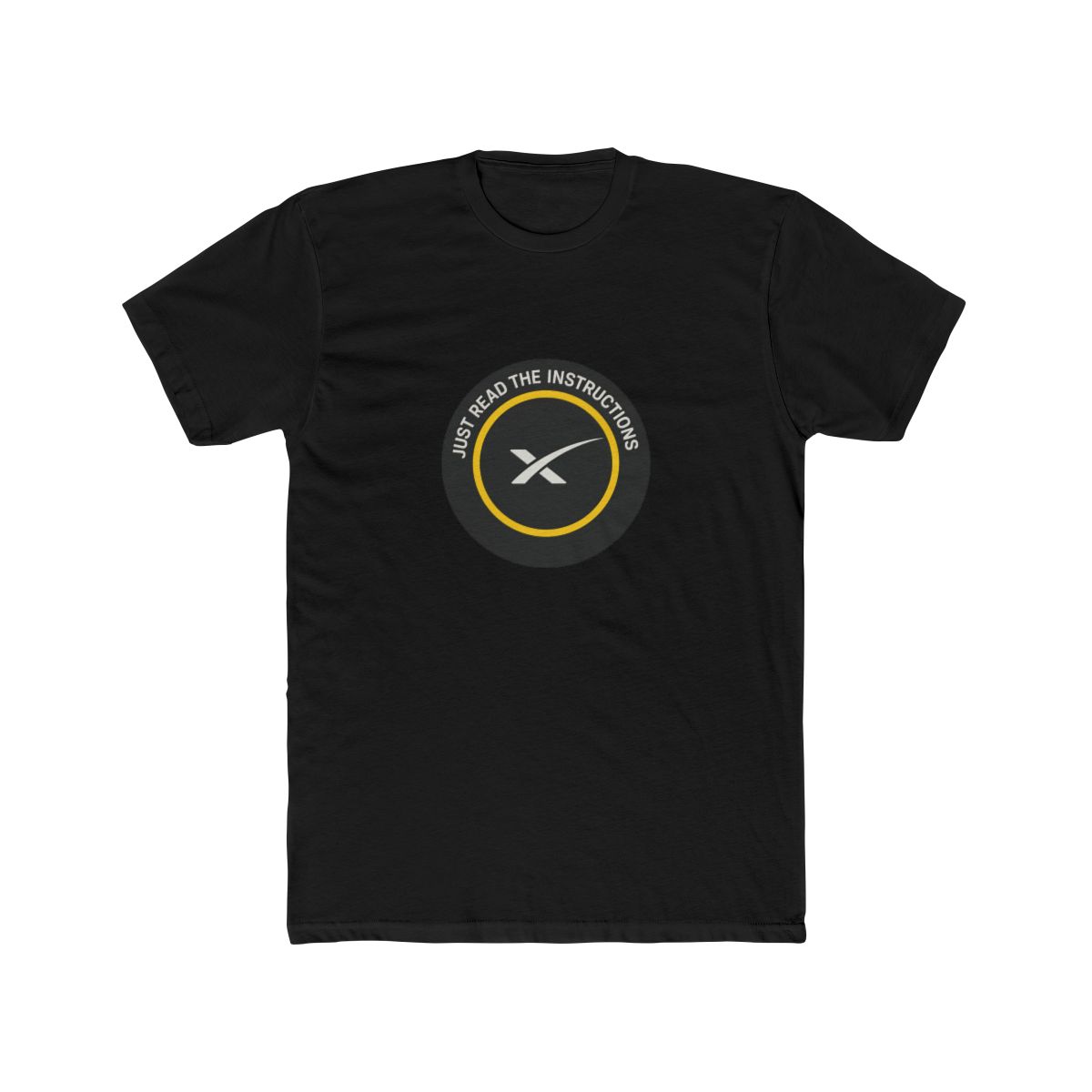 Read The Instructions SpaceX Droneship T-Shirt - alternate angle 3, merchandise