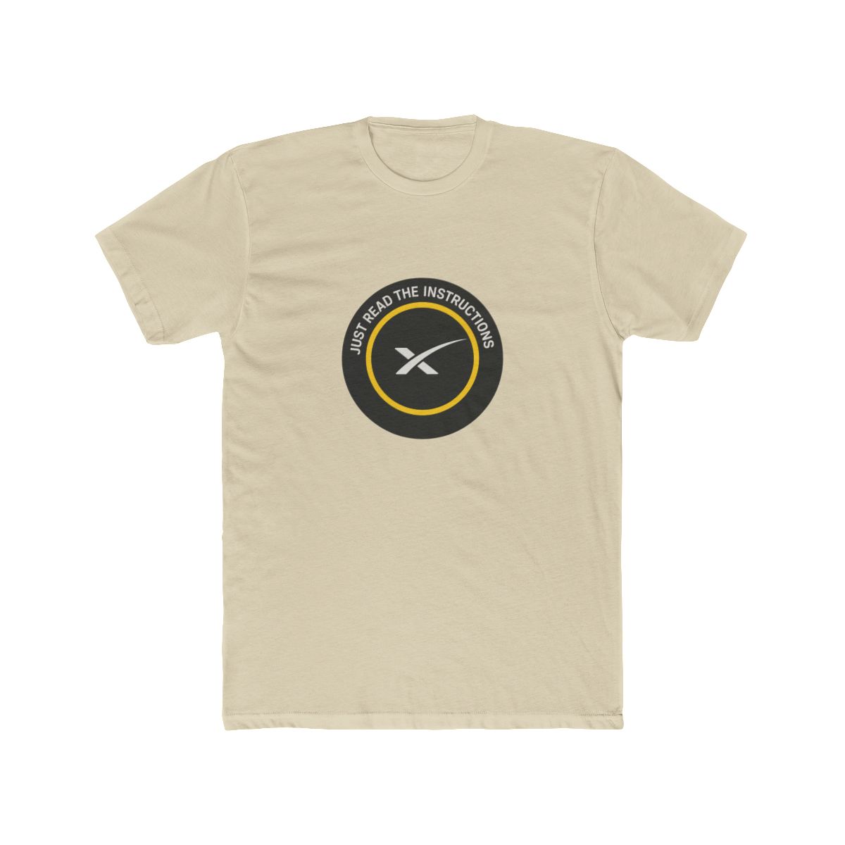 Read The Instructions SpaceX Droneship T-Shirt - alternate angle 4, merchandise
