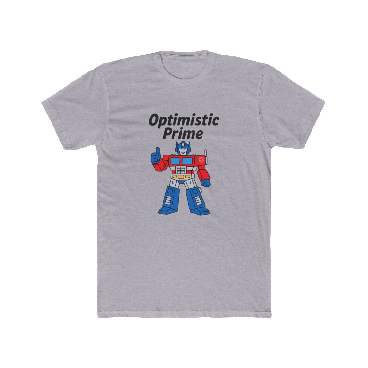 Elon Musk Optimistic Prime | Tesla Fan Tee, SpaceX Shirt, Meme Gift - alternate angle 5, merchandise