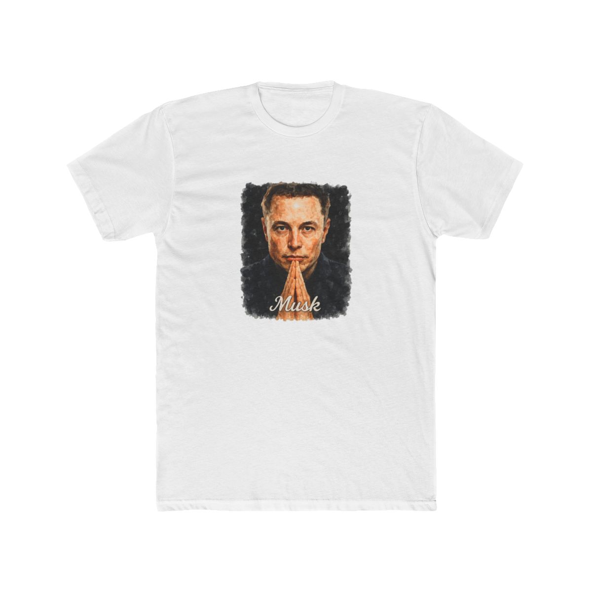 Elon Musk Watercolor Portrait | Tesla Fan Tee, SpaceX Shirt, Tech Gift - alternate angle 5, merchandise