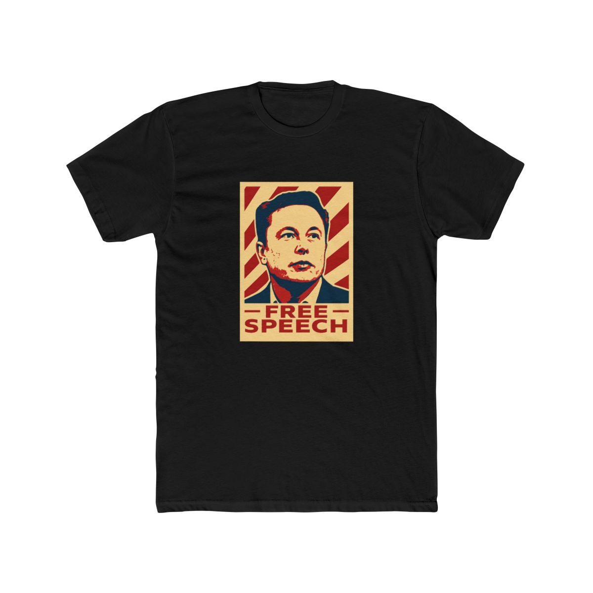 Elon Musk Free Speech Icon | Elon Musk Tee, Free Speech Shirt, Tesla Fan Gift - alternate angle 5, merchandise