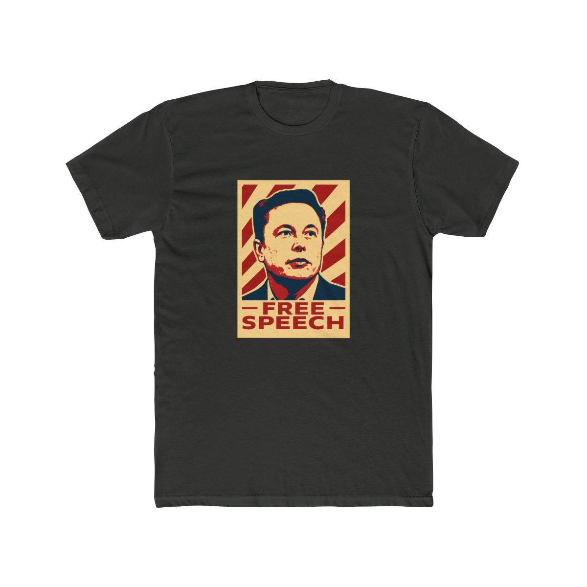 Elon Musk Free Speech Icon | Elon Musk Tee, Free Speech Shirt, Tesla Fan Gift - alternate angle 2, merchandise