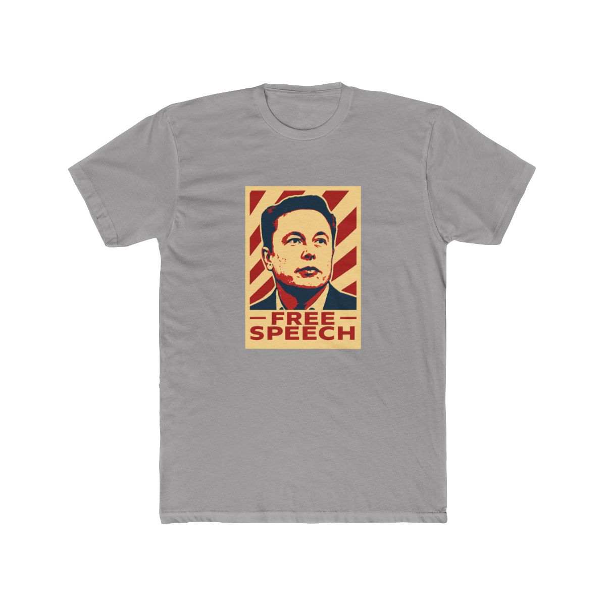 Elon Musk Free Speech Icon | Elon Musk Tee, Free Speech Shirt, Tesla Fan Gift - alternate angle 3, merchandise