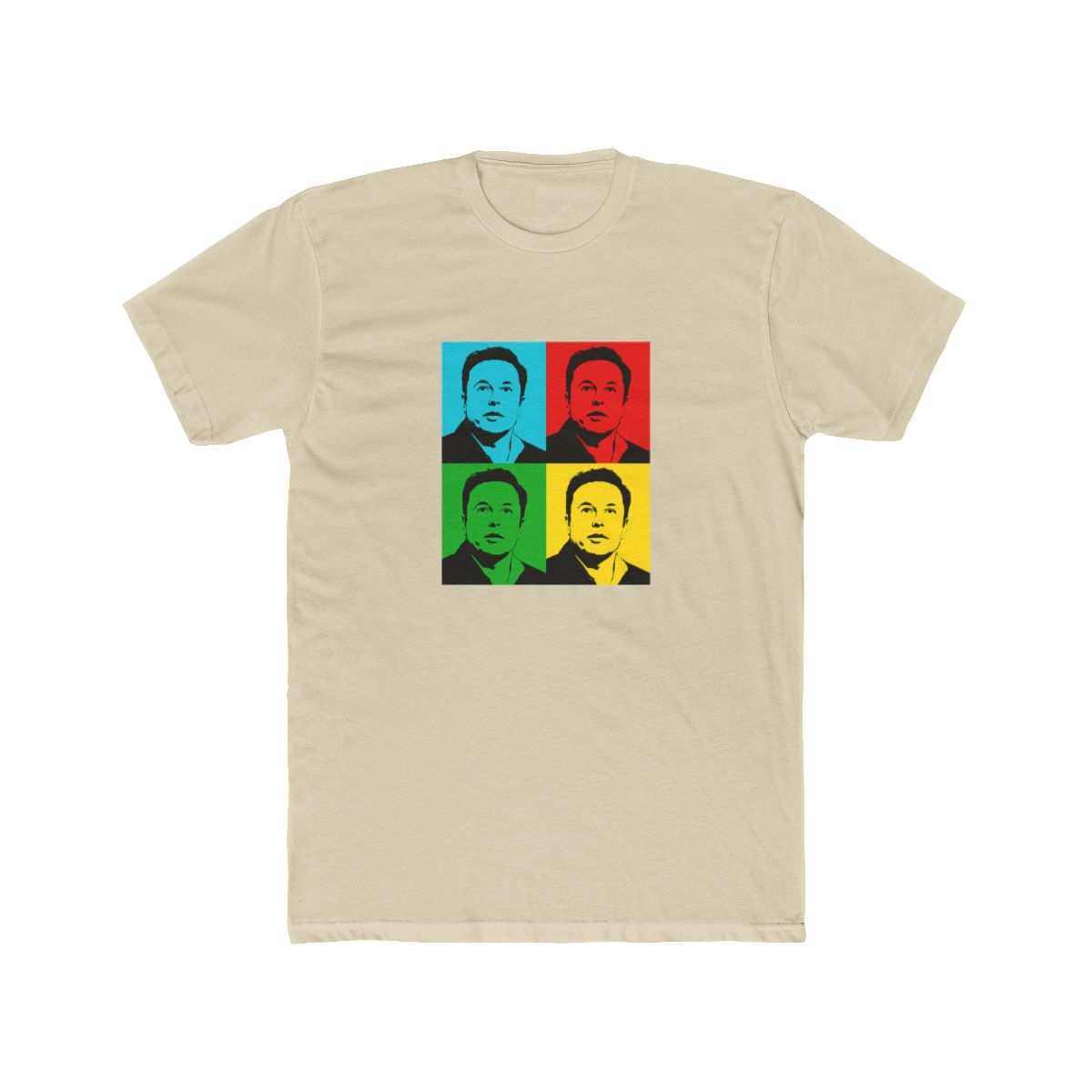 Elon Musk Intense Gaze | Tesla Fan Tee, SpaceX Shirt, Tech Gift - alternate angle 4, merchandise