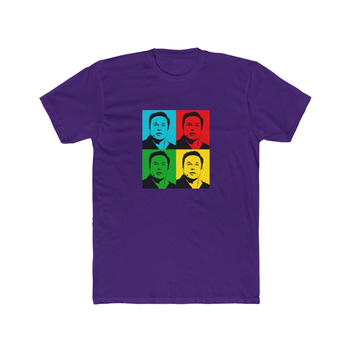 Elon Musk Intense Gaze | Tesla Fan Tee, SpaceX Shirt, Tech Gift - alternate angle 2, merchandise