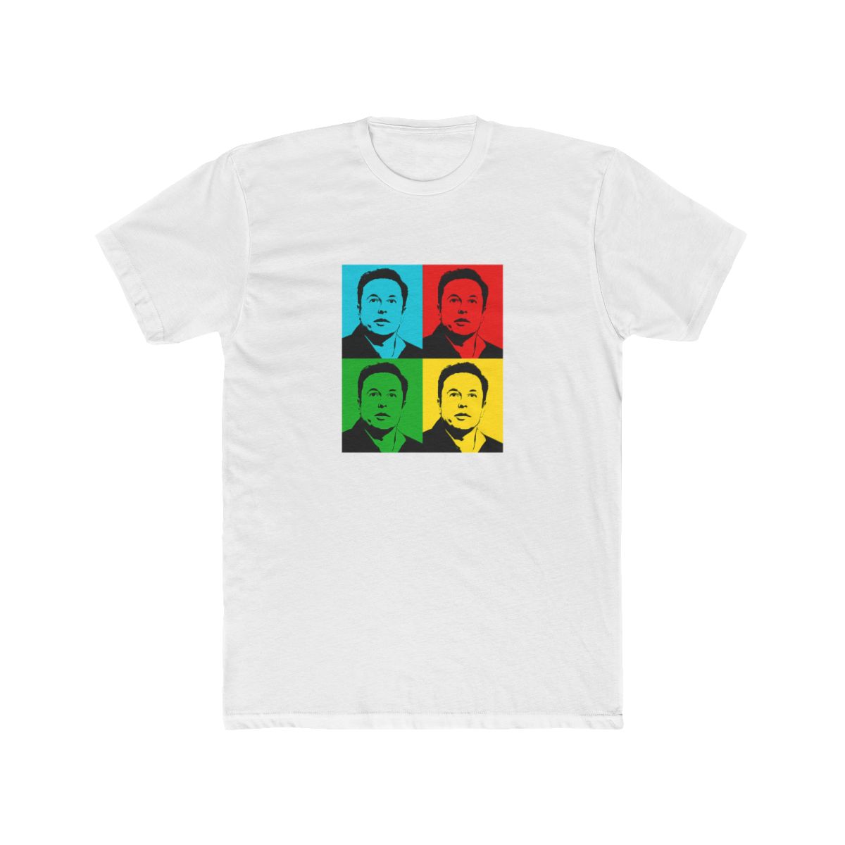 Elon Musk Intense Gaze | Tesla Fan Tee, SpaceX Shirt, Tech Gift - alternate angle 4, merchandise
