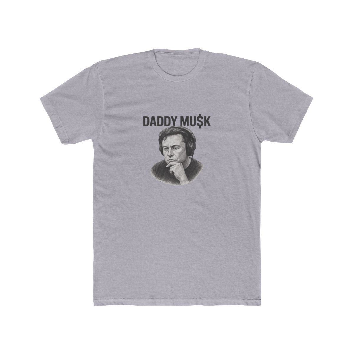 Daddy Musk Elon Portrait | Elon Musk Shirt, Tesla Fan Tee, Meme Gift - alternate angle 3, merchandise