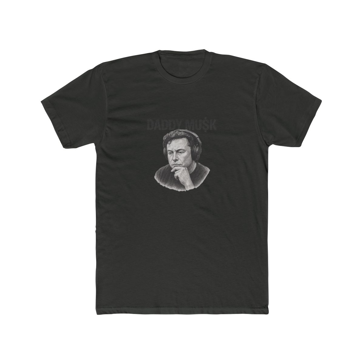 Daddy Musk Elon Portrait | Elon Musk Shirt, Tesla Fan Tee, Meme Gift - alternate angle 5, merchandise