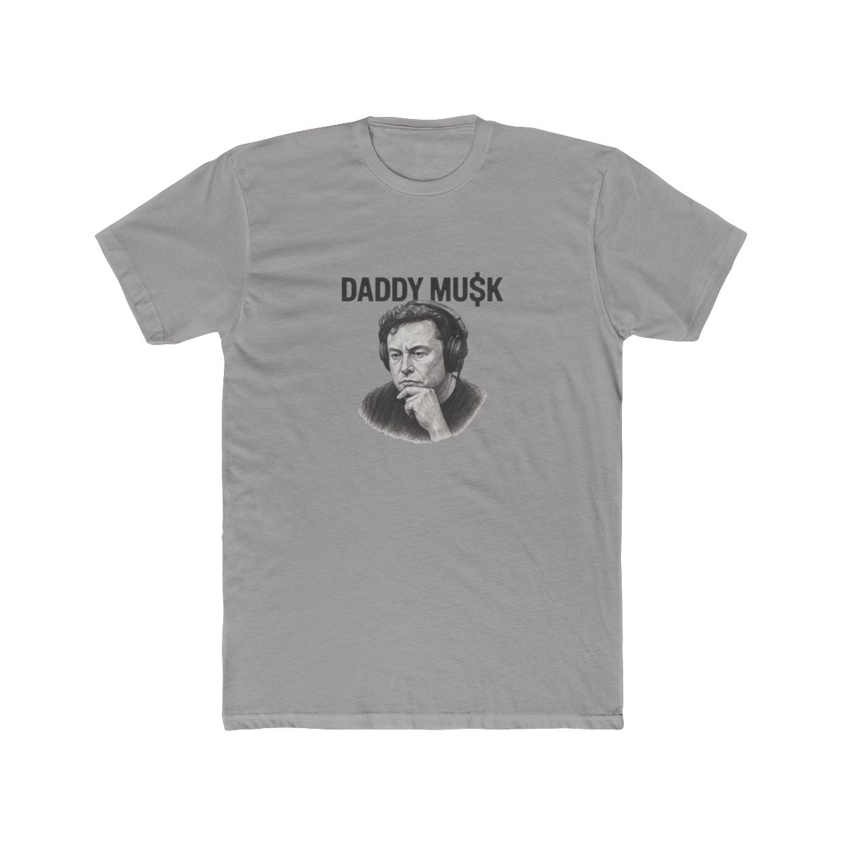 Daddy Musk Elon Portrait | Elon Musk Shirt, Tesla Fan Tee, Meme Gift - alternate angle 2, merchandise