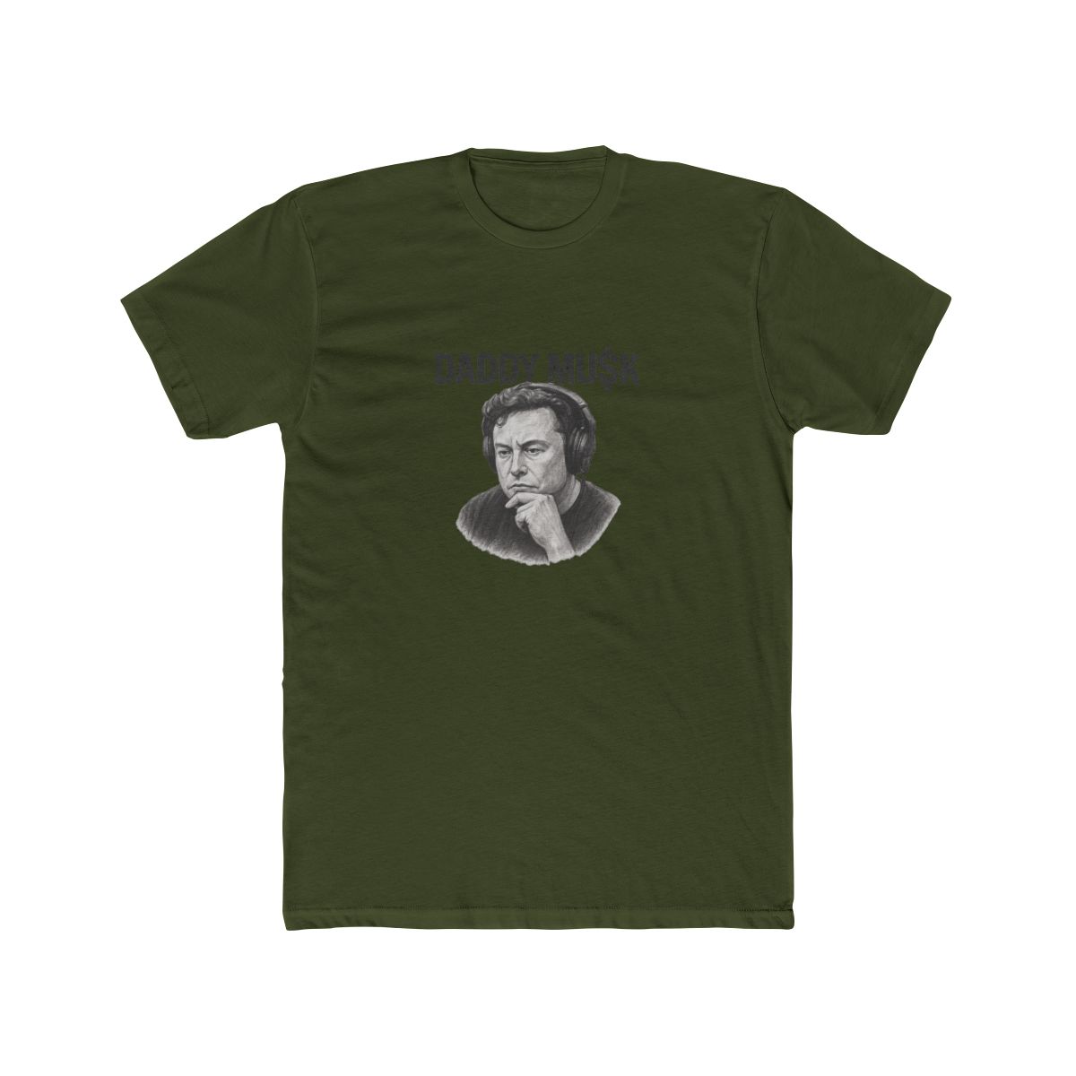 Daddy Musk Elon Portrait | Elon Musk Shirt, Tesla Fan Tee, Meme Gift - alternate angle 4, merchandise