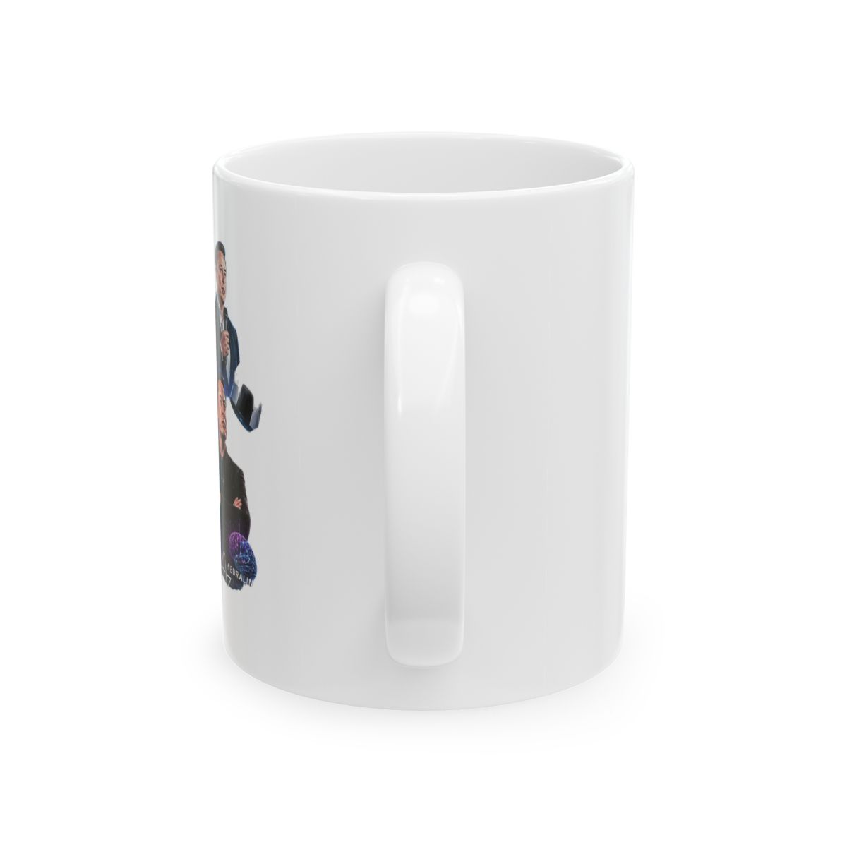 Elon Musk Collage Mug | Visionary Innovator Coffee Cup - alternate angle 3, merchandise
