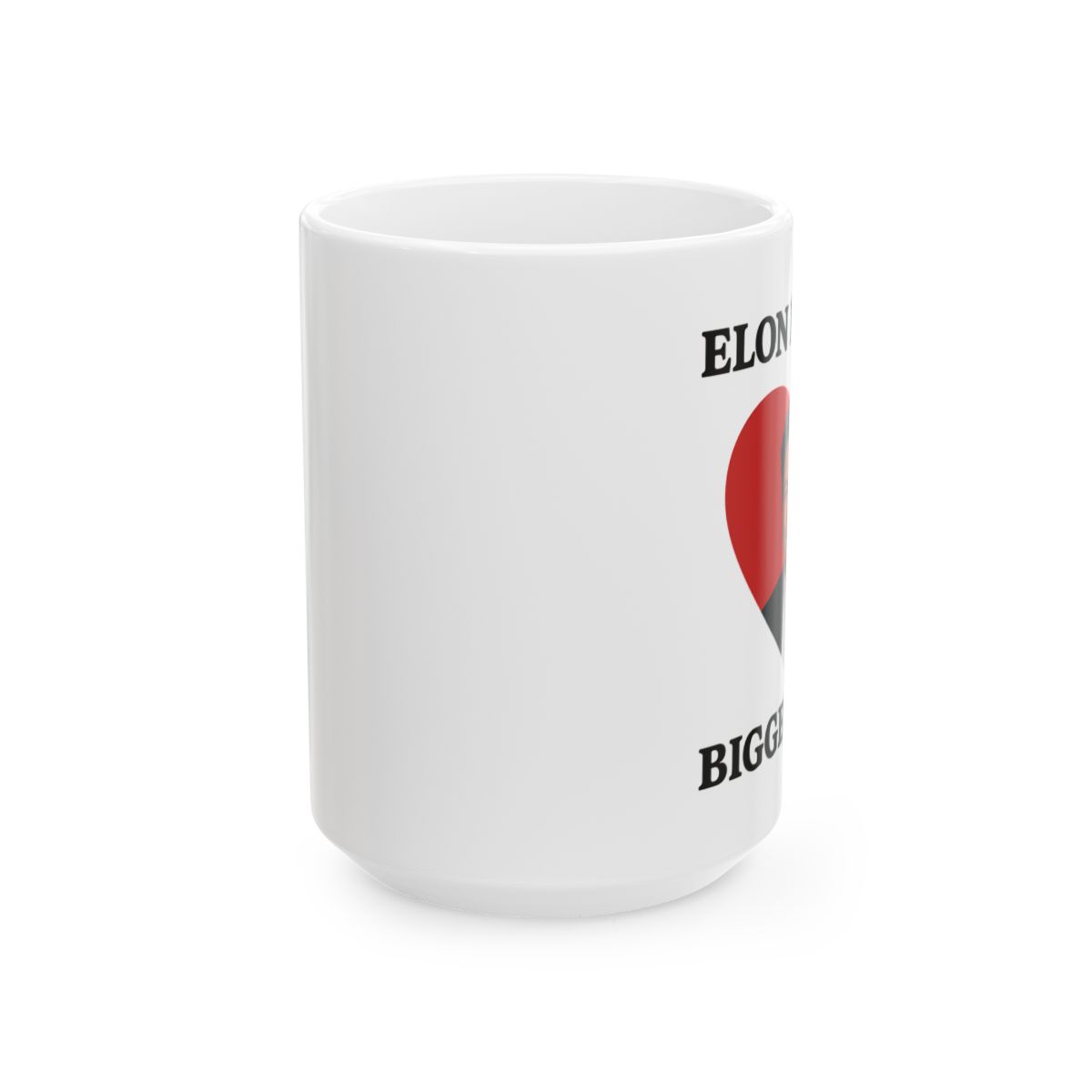 Elon Musk Superfan Ceramic Coffee Mug - alternate angle 2, merchandise