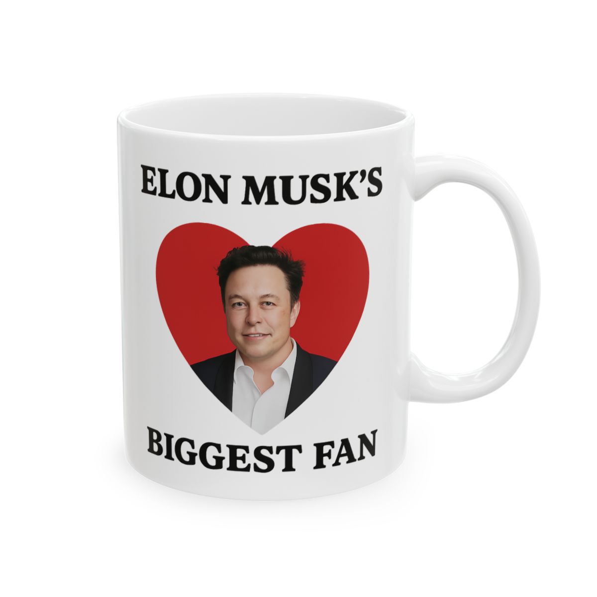 Elon Musk Superfan Ceramic Coffee Mug