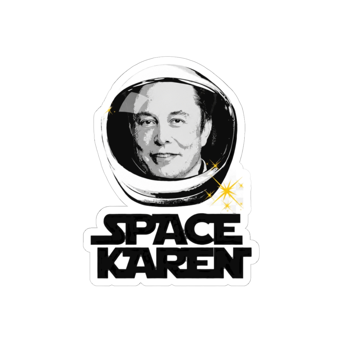 Space Karen Sticker | Funny Sci-Fi Meme Vinyl Decal