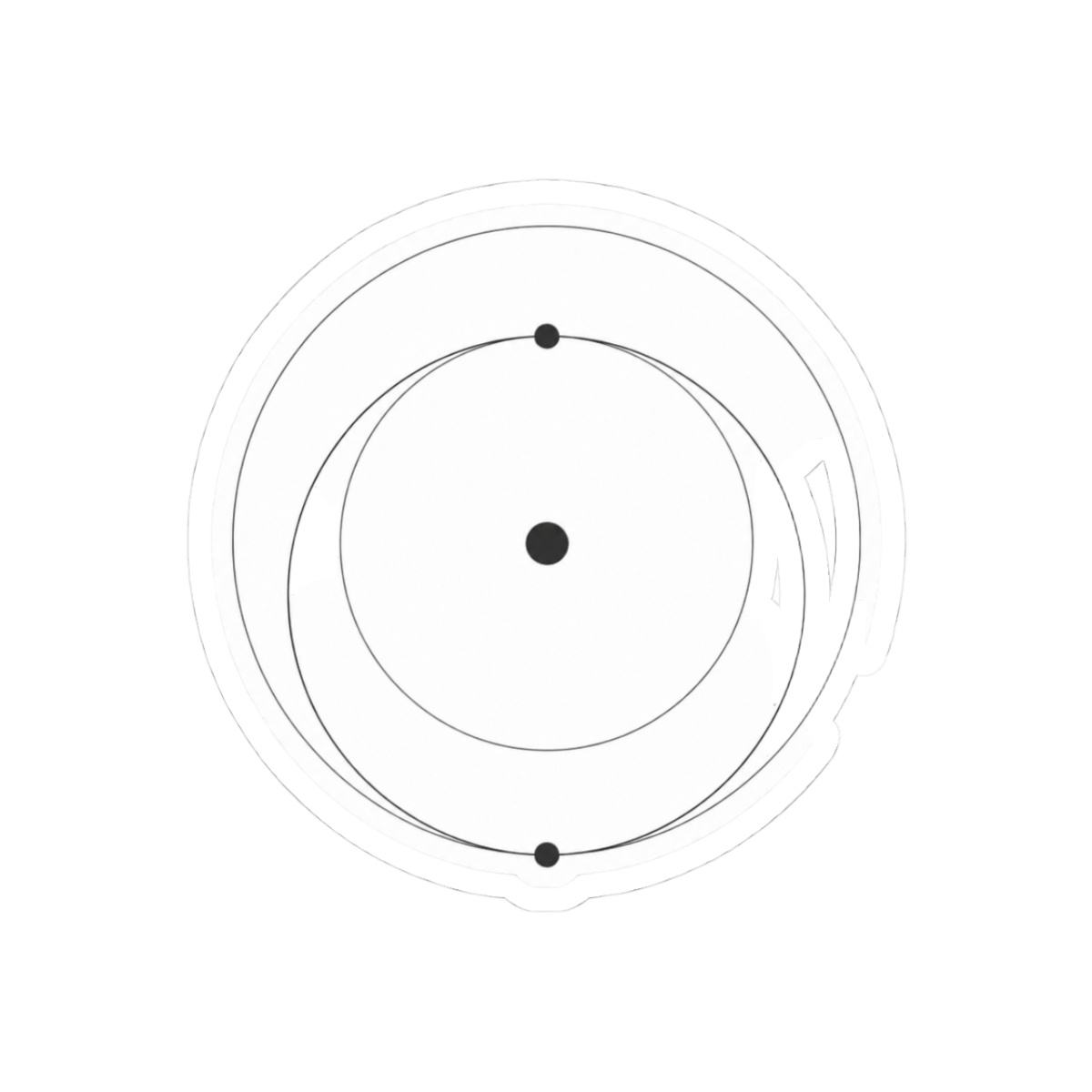 SpaceX Starlink Earth Mars Transfer Sticker | Bold Space Decal