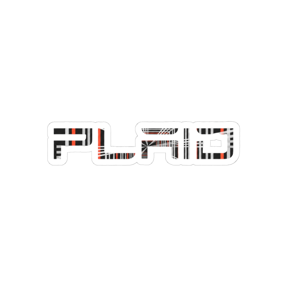 Tesla Plaid Minimalist Sticker | Bold EV Performance Vinyl Decal