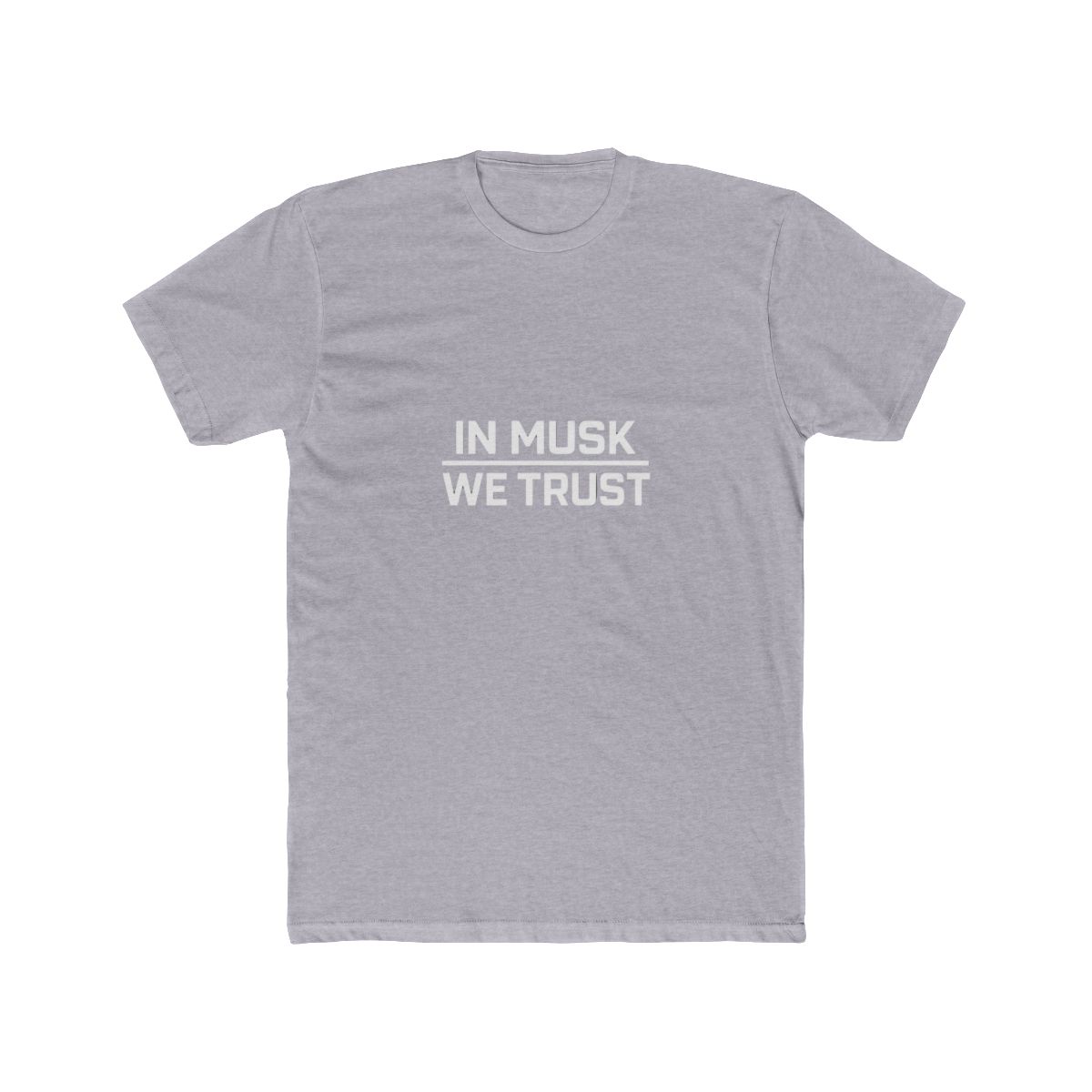 In Musk We Trust Elon Musk Bold T Shirt - Tech Fan Gift