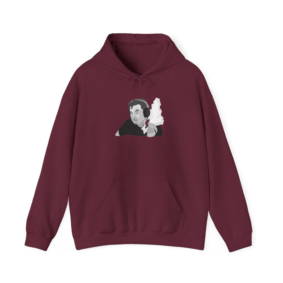 Elon Musk Two-Tone Hoodie | Disruptor Fan Design