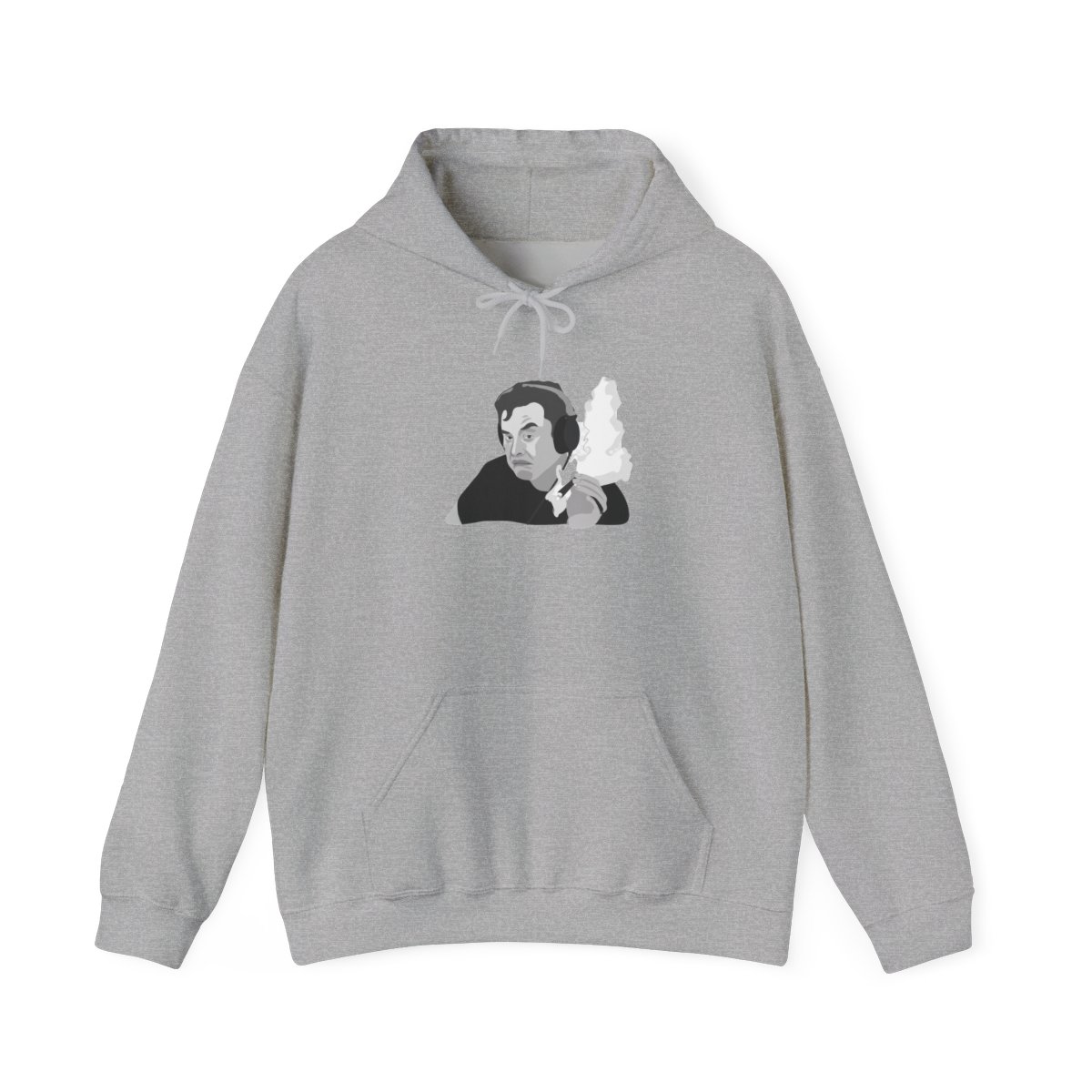 Elon Musk Two-Tone Hoodie | Disruptor Fan Design - alternate angle 4, merchandise