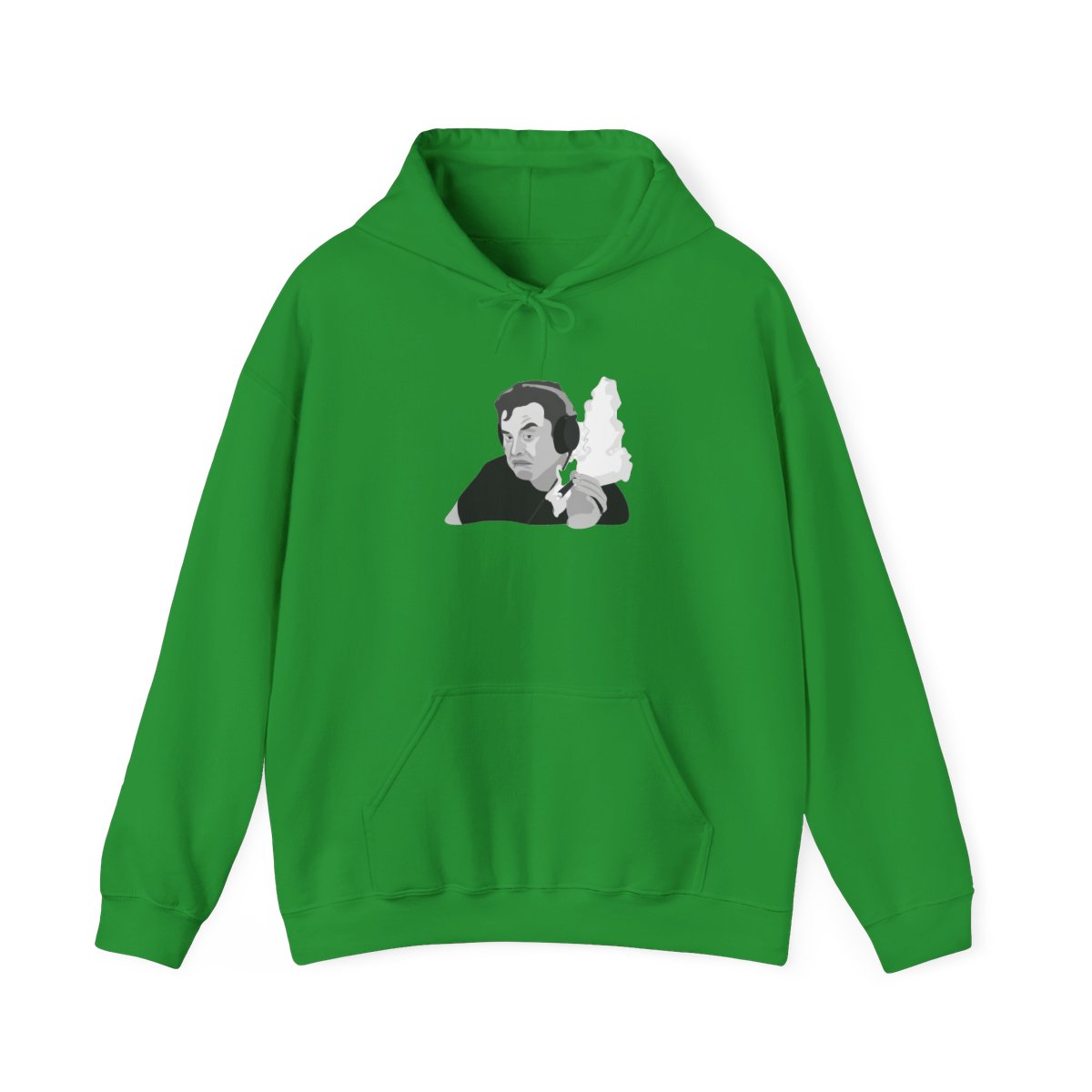 Elon Musk Two-Tone Hoodie | Disruptor Fan Design - alternate angle 2, merchandise