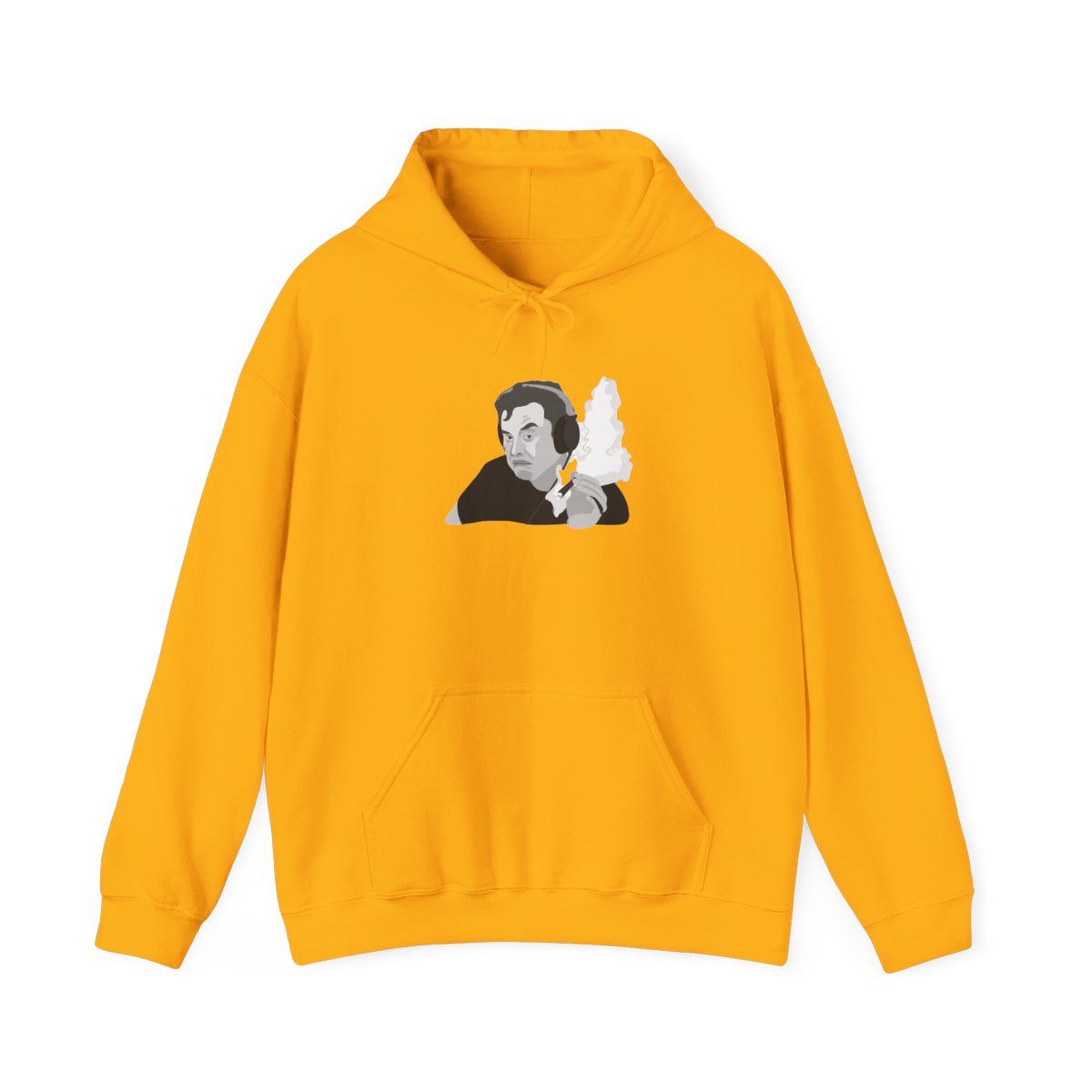 Elon Musk Two-Tone Hoodie | Disruptor Fan Design - alternate angle 5, merchandise