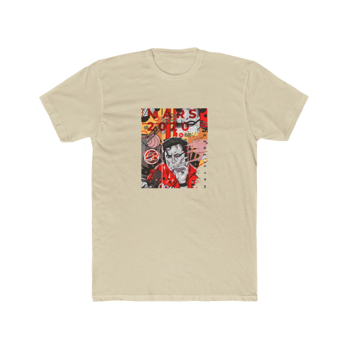2020 Space-x Mission To Mars Elon Musk T Shirt - alternate angle 3, merchandise