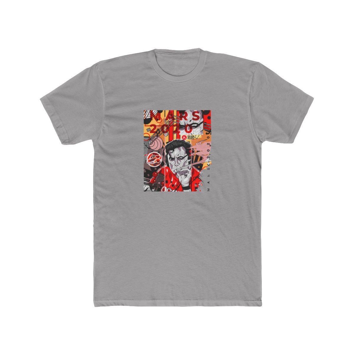 2020 Space-x Mission To Mars Elon Musk T Shirt - alternate angle 5, merchandise