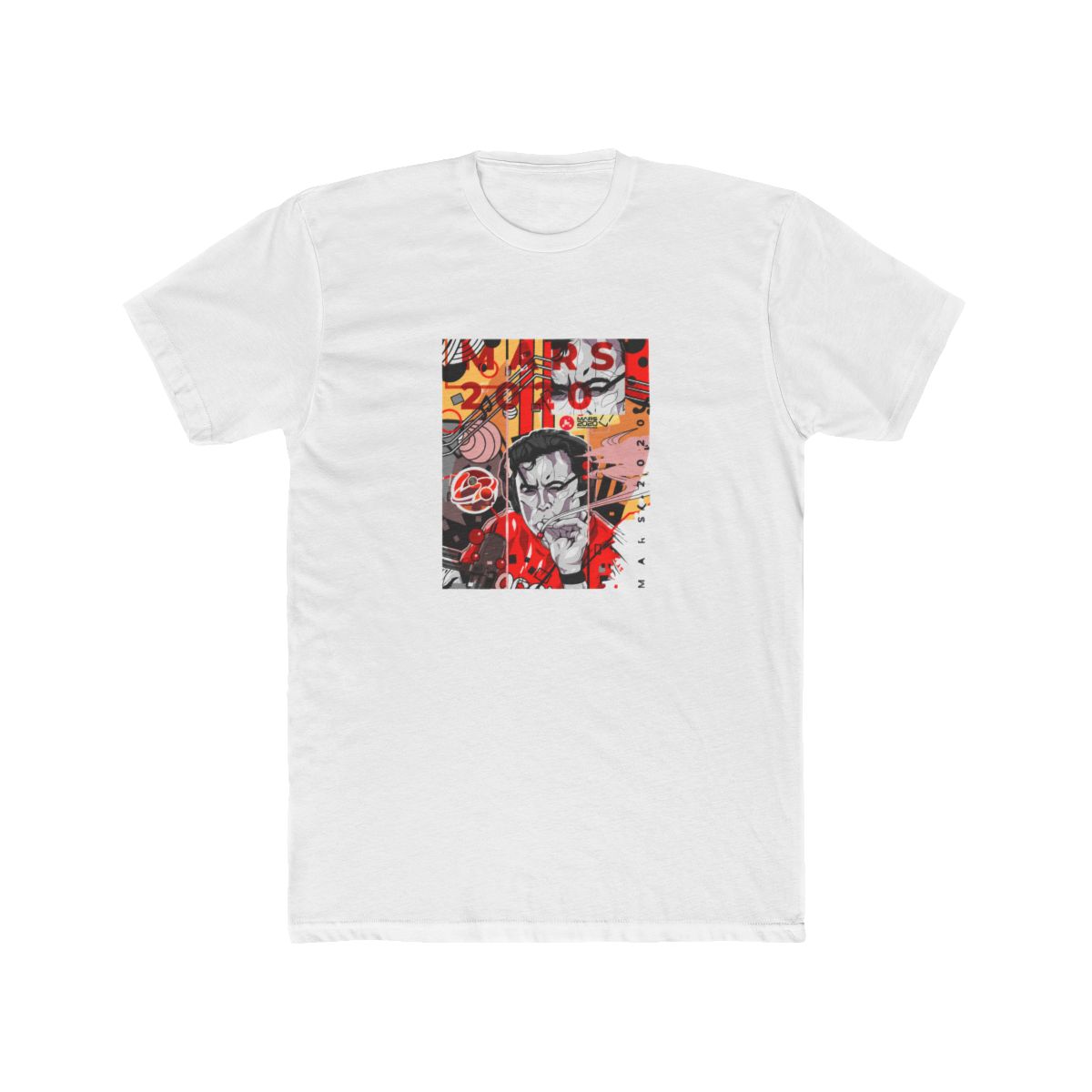 2020 Space-x Mission To Mars Elon Musk T Shirt - alternate angle 4, merchandise