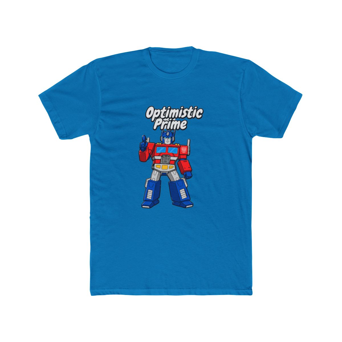 Elon Musk Optimistic Prime (ON BACK) T Shirt - alternate angle 5, merchandise