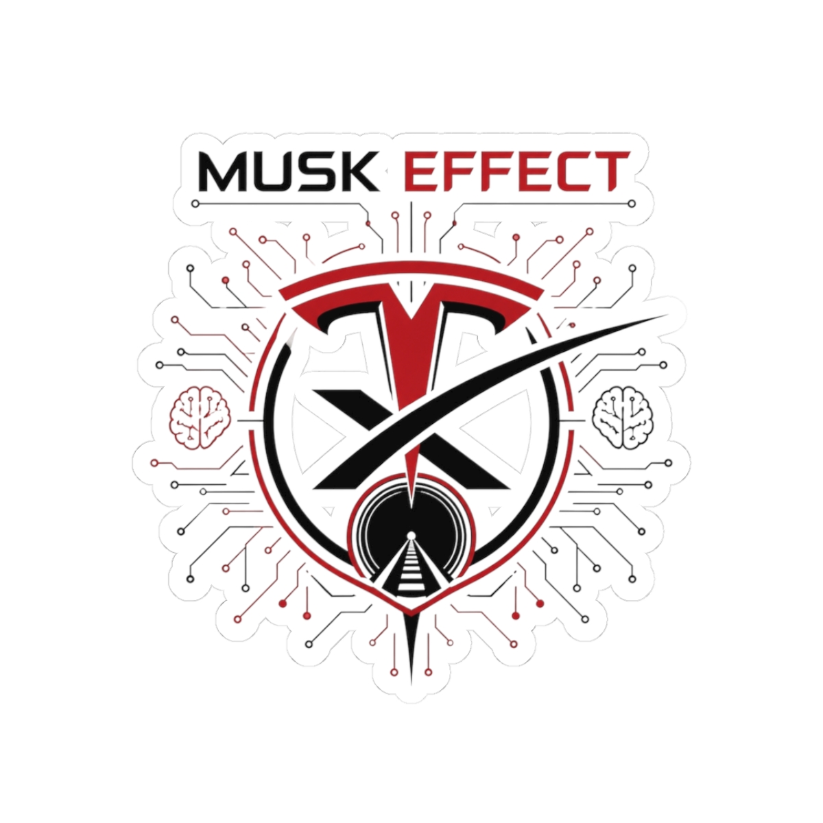 Elon Musk "Musk Effect" Sticker - alternate angle 1, merchandise