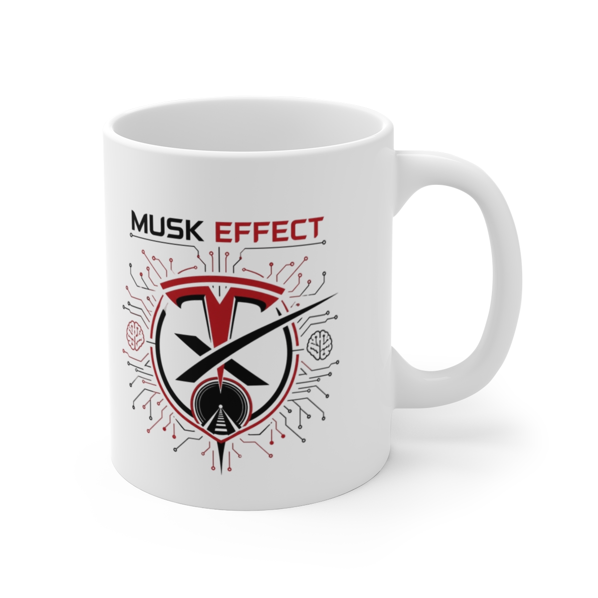 Elon Musk "Musk Effect" White Mug