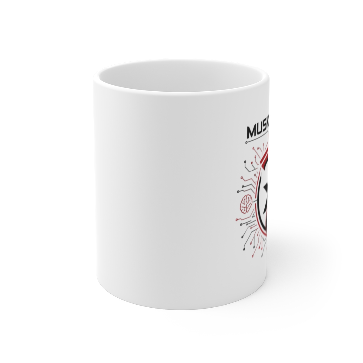 Elon Musk "Musk Effect" White Mug - alternate angle 1, merchandise