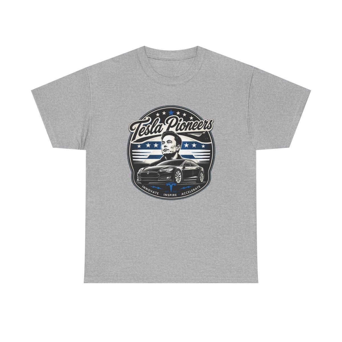 Elon Musk "Tesla Pioneers" Unisex Tee