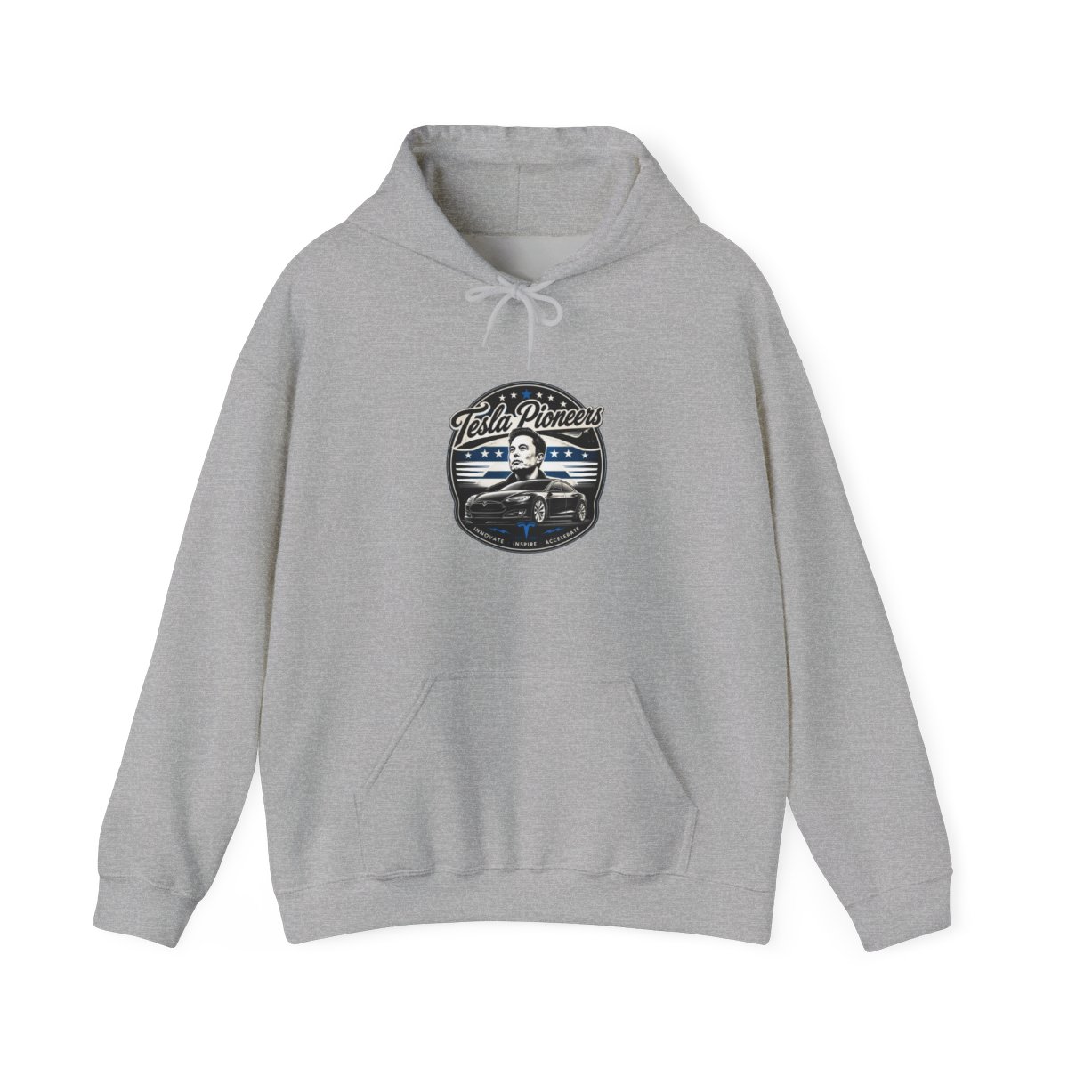 Elon Musk "Tesla Pioneers" Hoodie - alternate angle 2, merchandise