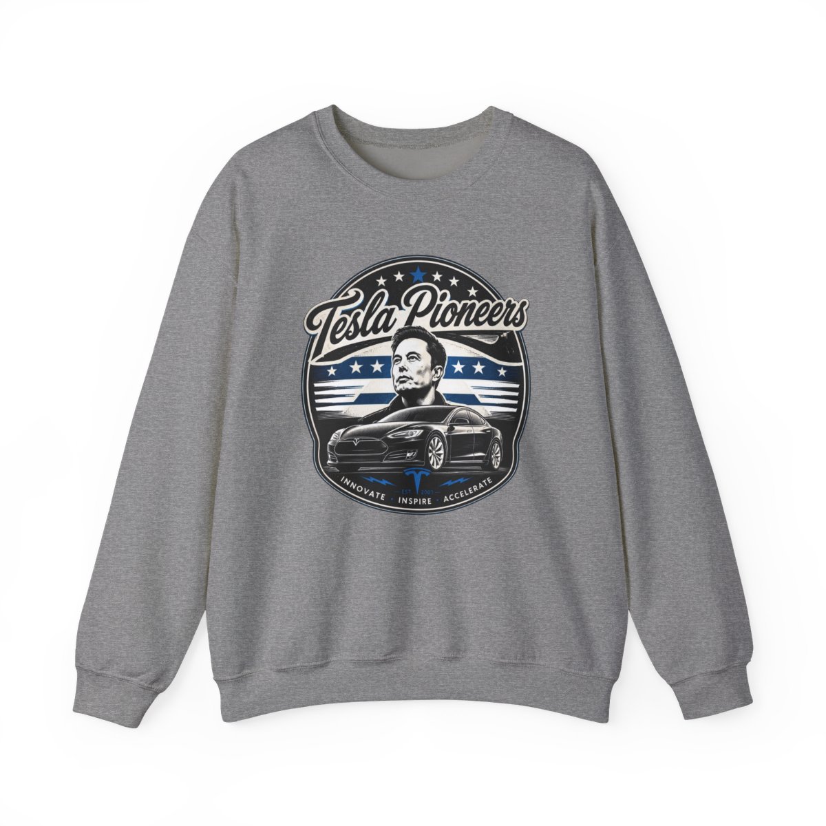 Elon Musk "Tesla Pioneers" Crewneck