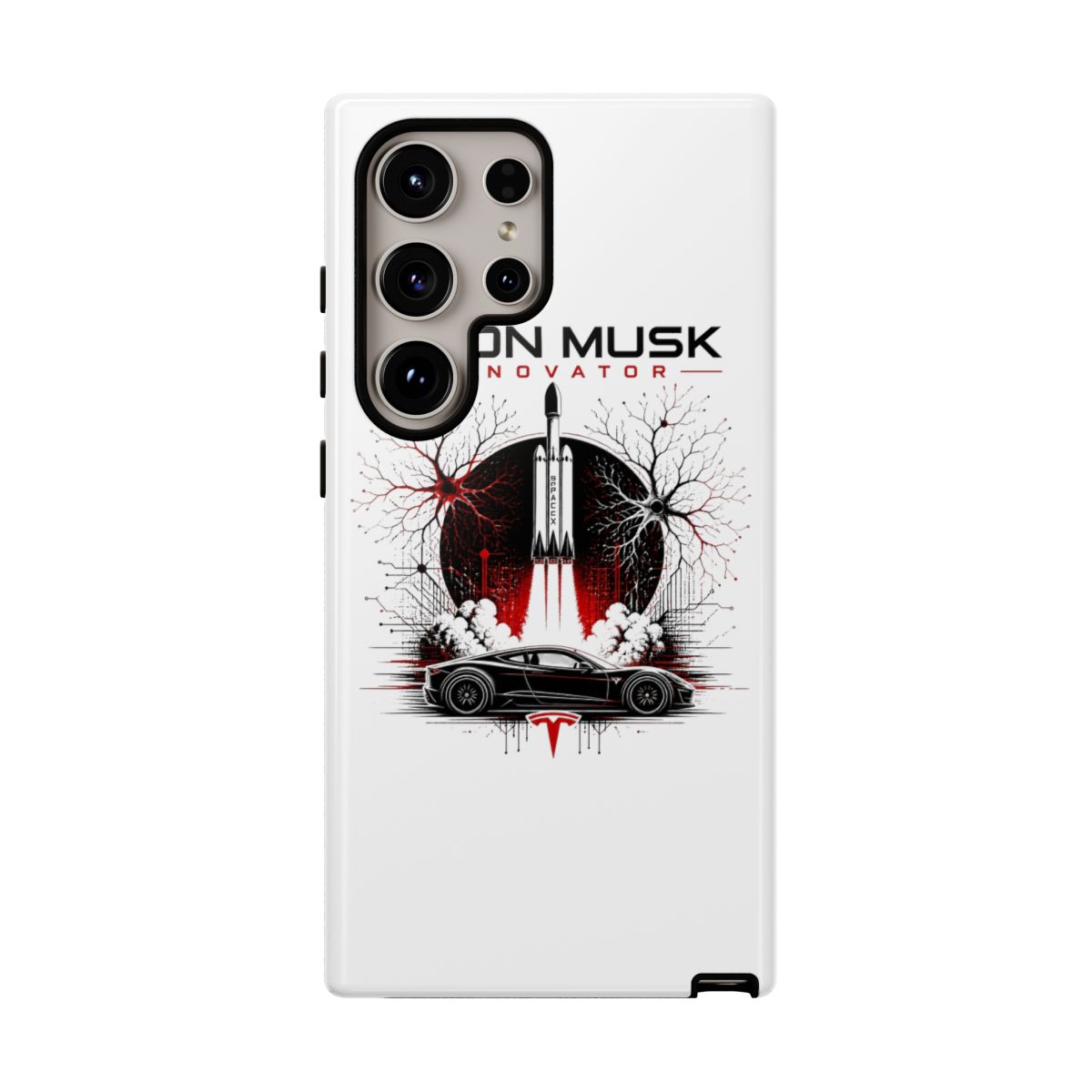 Elon Musk "Elon Musk Innovator" Phone Case - alternate angle 3, merchandise