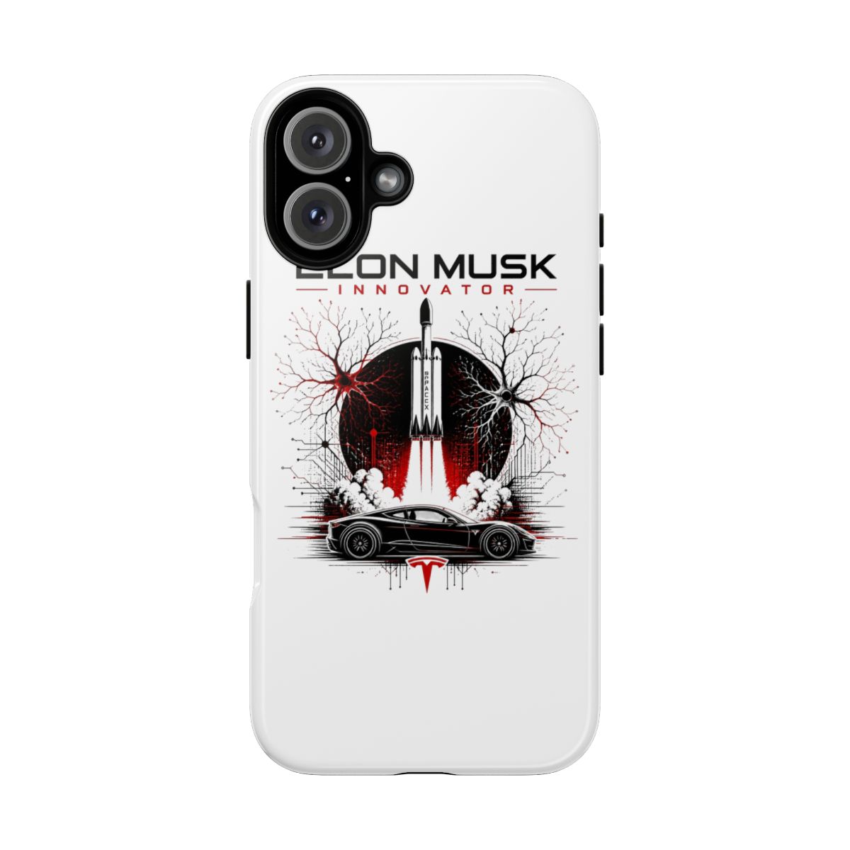 Elon Musk "Elon Musk Innovator" Phone Case - alternate angle 1, merchandise