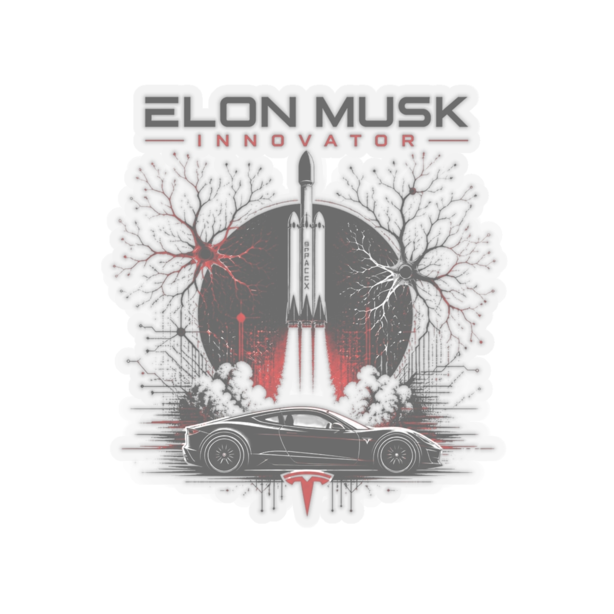 Elon Musk "Elon Musk Innovator" Sticker