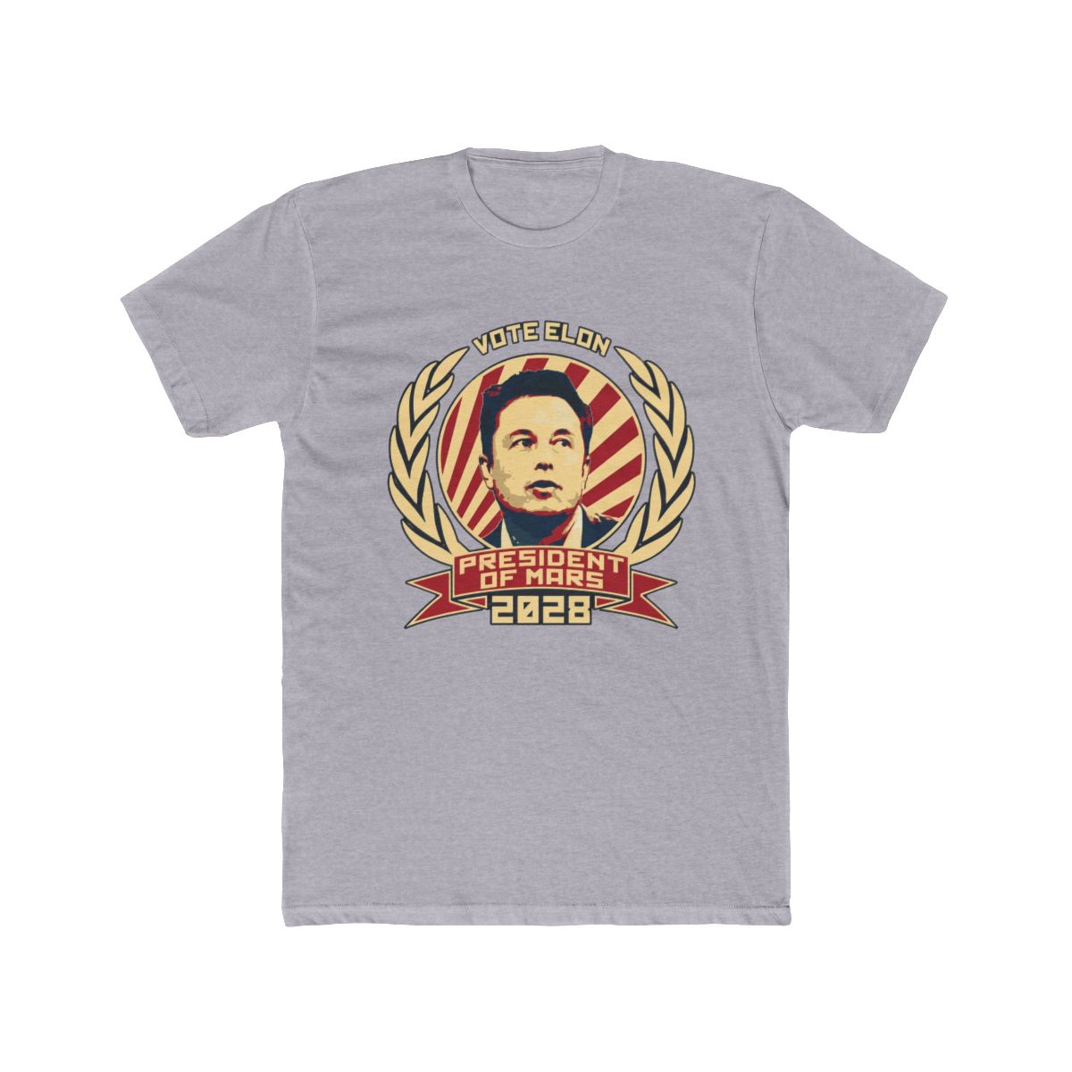 Vote Elon For President Of Mars 2028 T Shirt | Elon Musk - alternate angle 5, merchandise