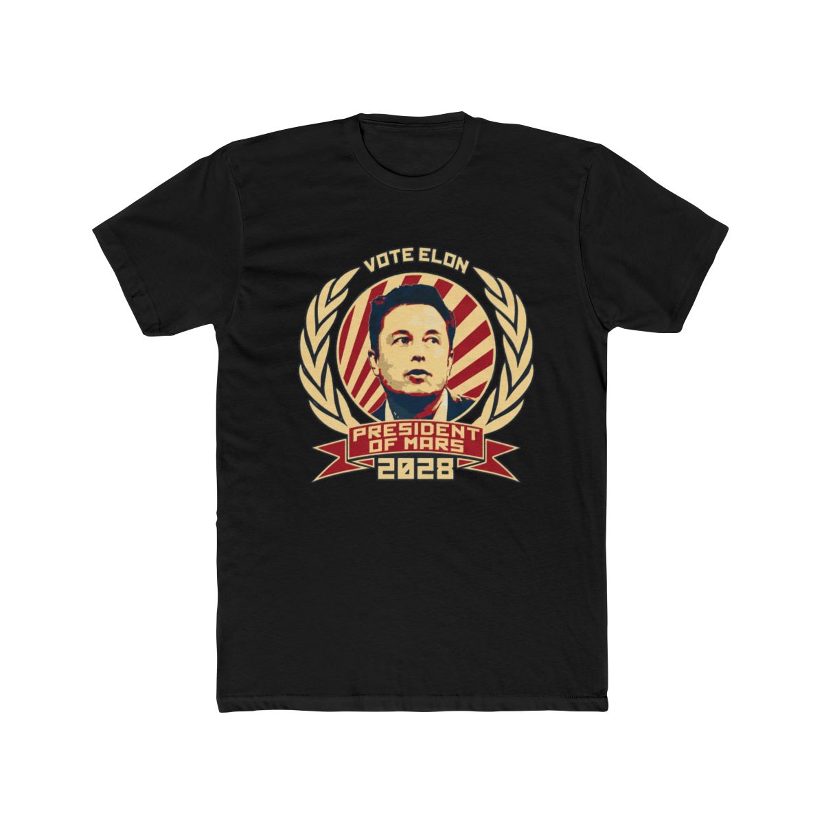 Vote Elon For President Of Mars 2028 T Shirt | Elon Musk - alternate angle 4, merchandise