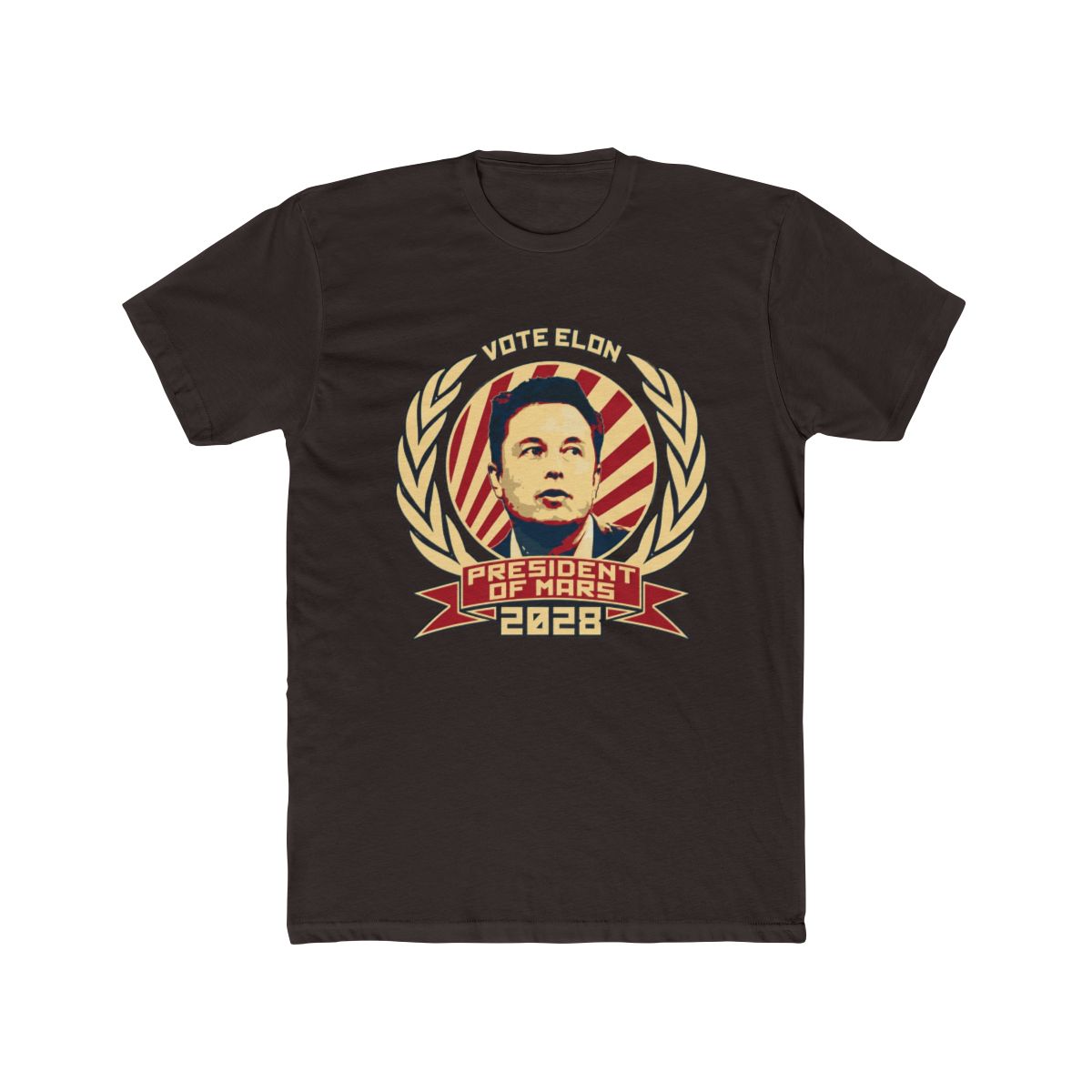 Vote Elon For President Of Mars 2028 T Shirt | Elon Musk - alternate angle 3, merchandise
