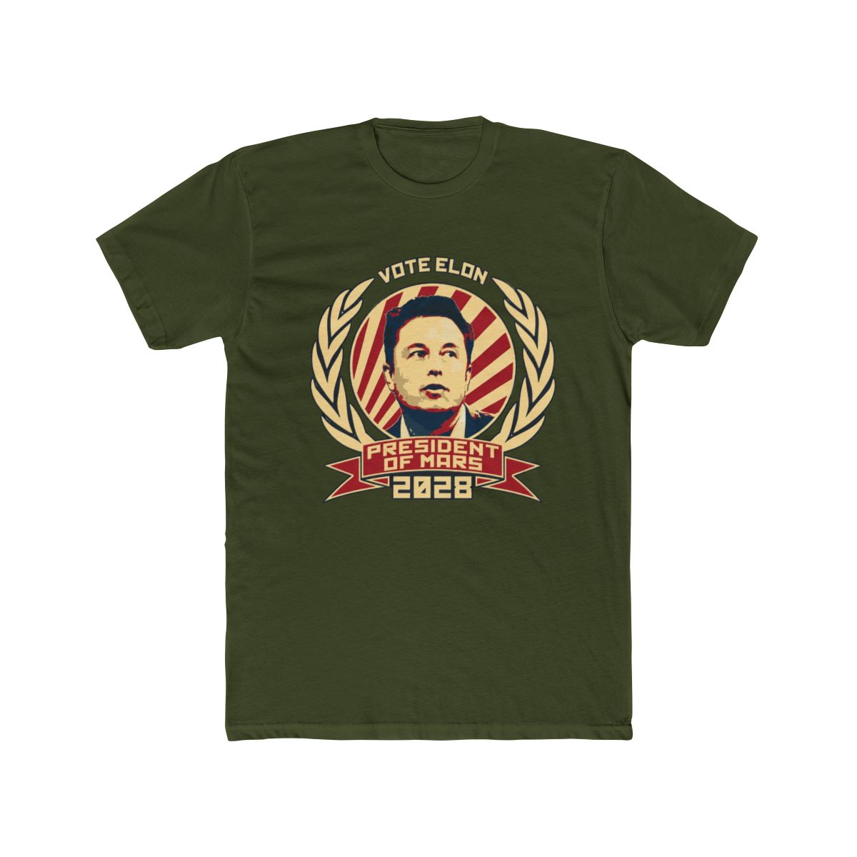 Vote Elon For President Of Mars 2028 T Shirt | Elon Musk